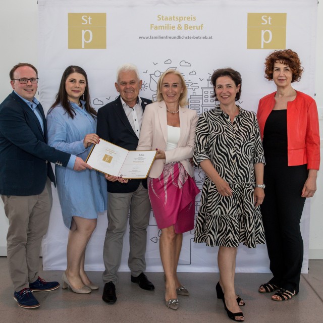 3. Platz beim Staatspreis Beruf und Familie 
